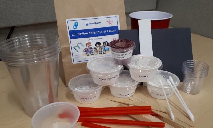 Supplies for science experiments